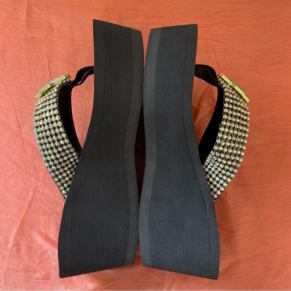 Justin Ladies Platform Flip Flop Sandals - Picture 7 of 14